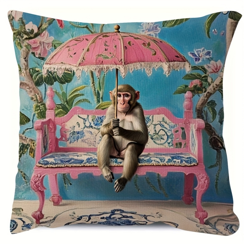 Pillow Insert 18X18 - 1 szt., Retro różowa poszewka na