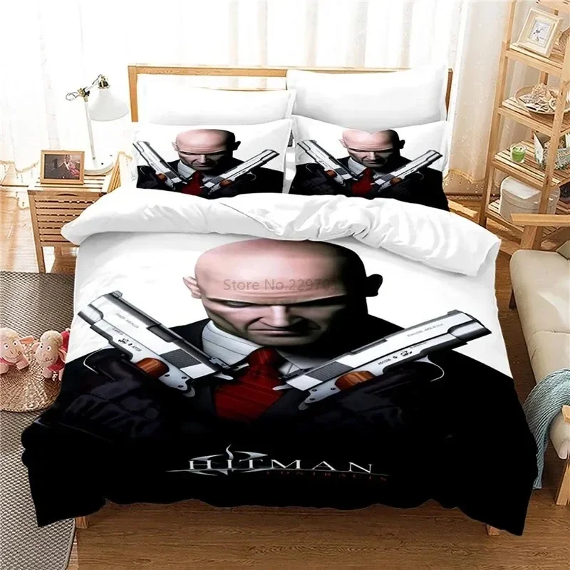 Home Textiles Sale - Komplet pościeli 3D z motywem Hitman