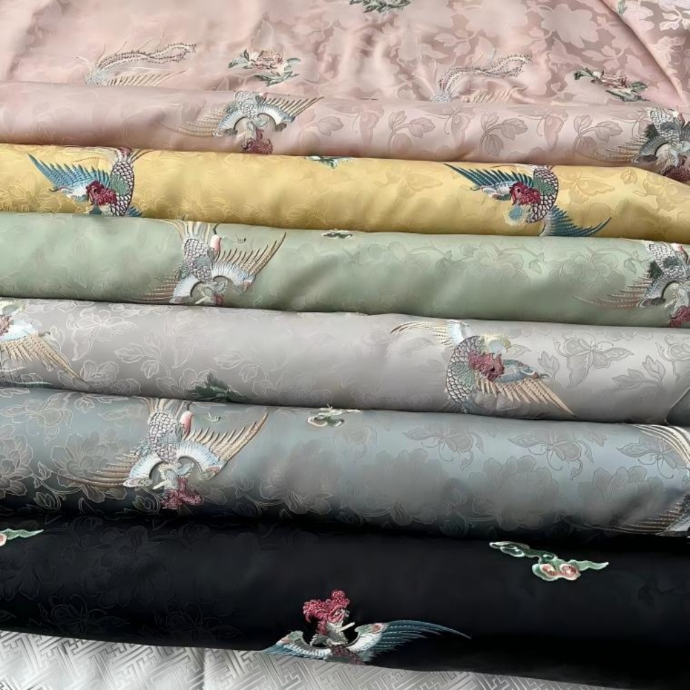 Home Textiles Importers In Usa - Styl stroju narodowego Phoenix Flying Design
