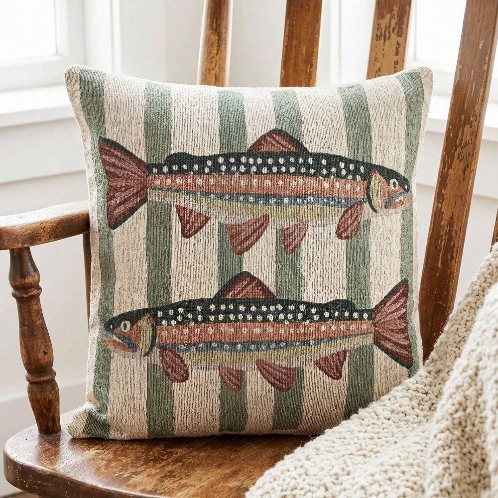 Poduszka dekoracyjna z pstrągi – Pillow Insert 18X18 recenzja i cena