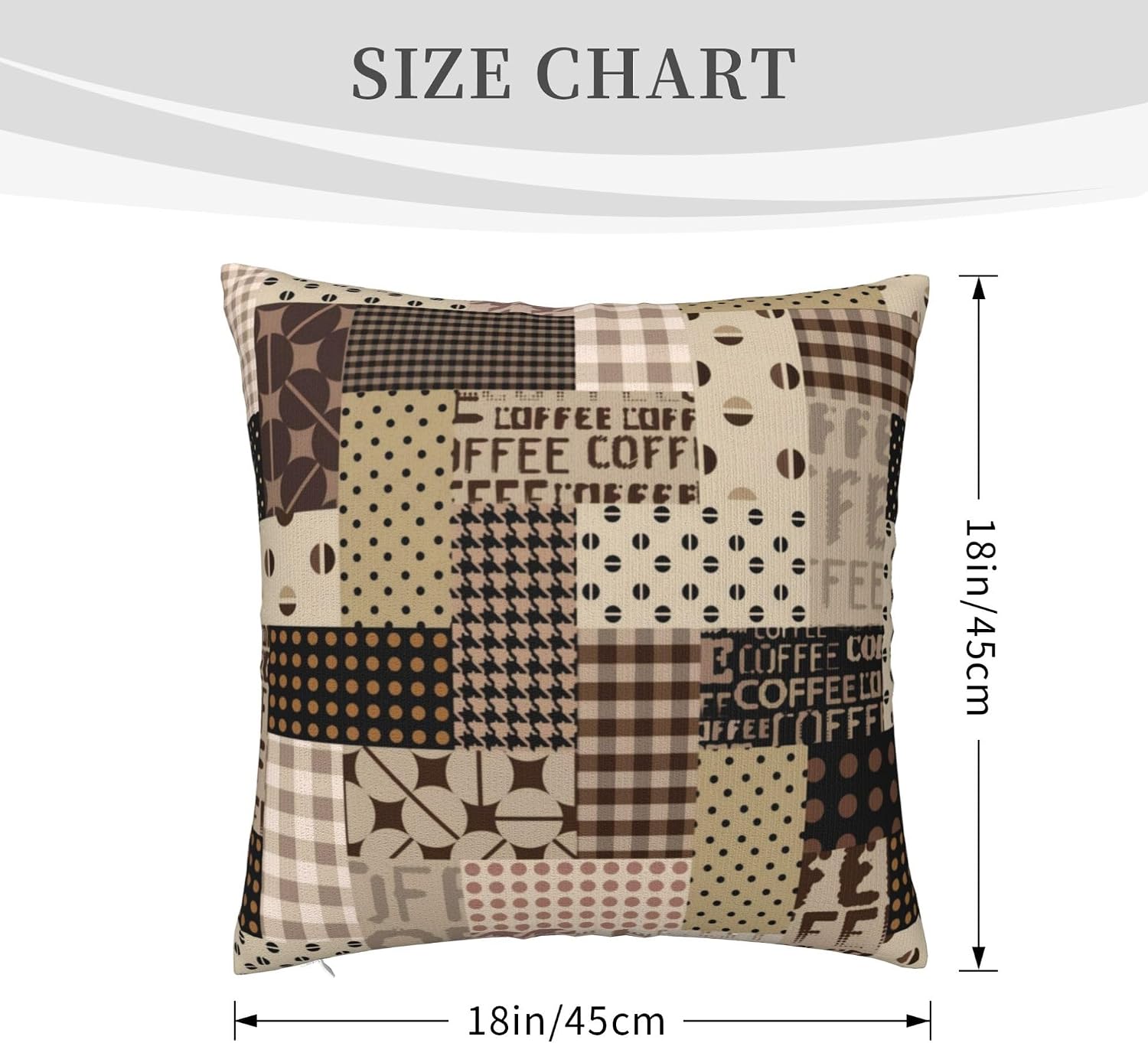 Poszewka na poduszkę „Coffee T – Pillow Insert 18X18 recenzja i cena