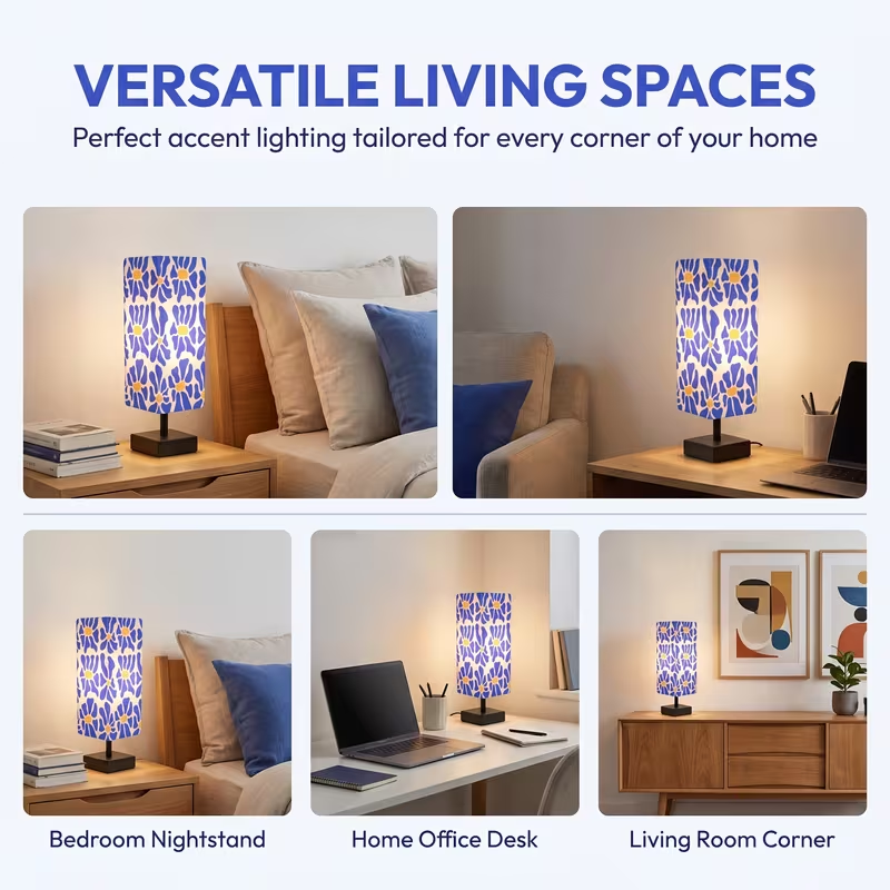 Nowoczesna, kolorowa lampa sto – Home Textile recenzja i cena
