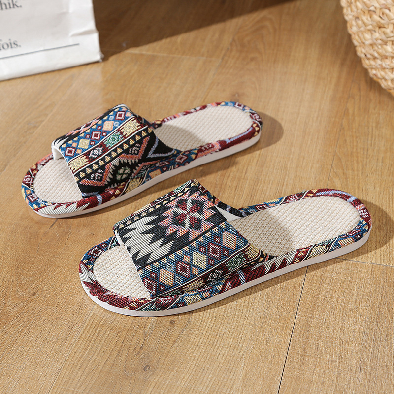 Naturalne lniane sandały damsk – Home Textile recenzja i cena