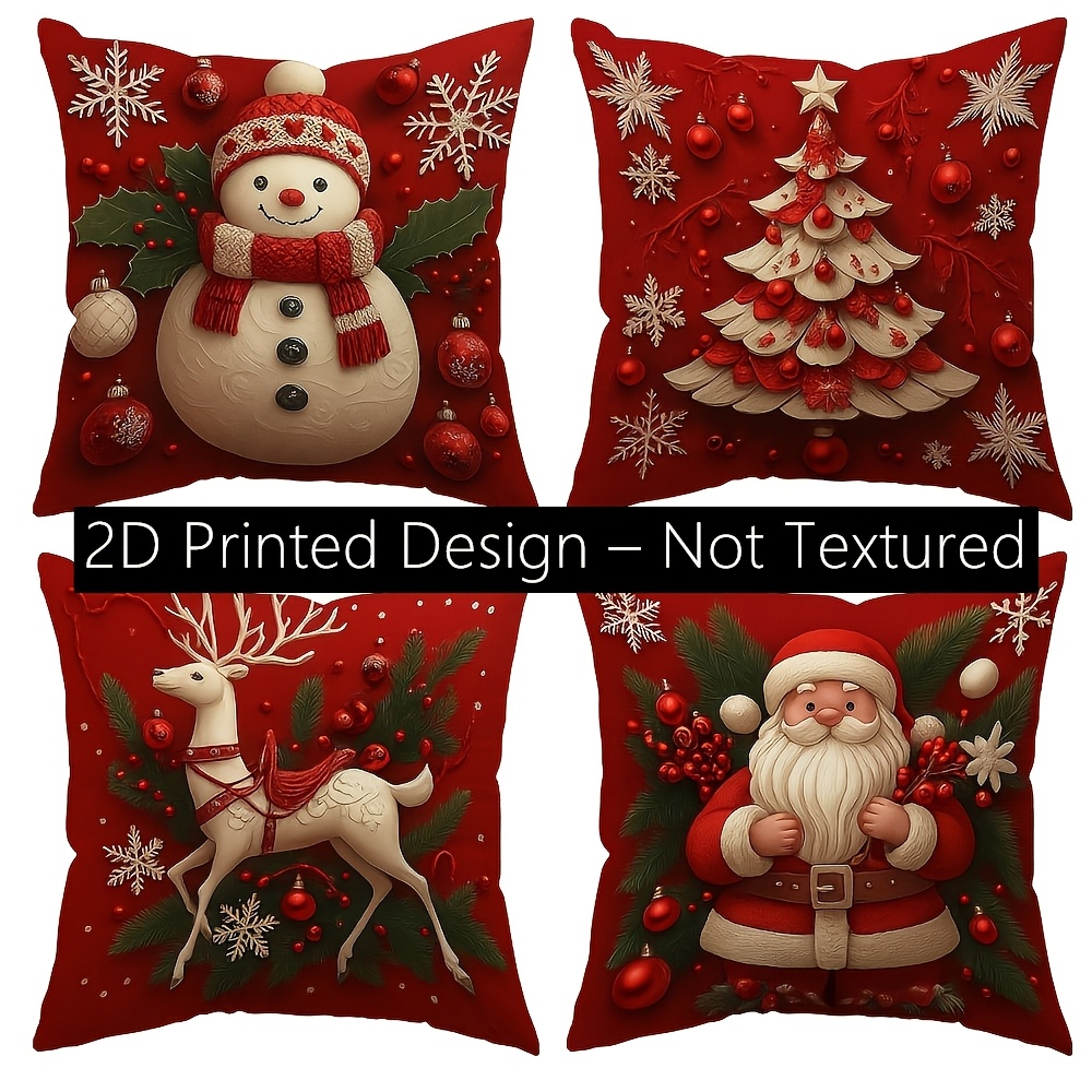 2 sztuki świątecznych poszewek – Pillow Insert 18X18 recenzja i cena